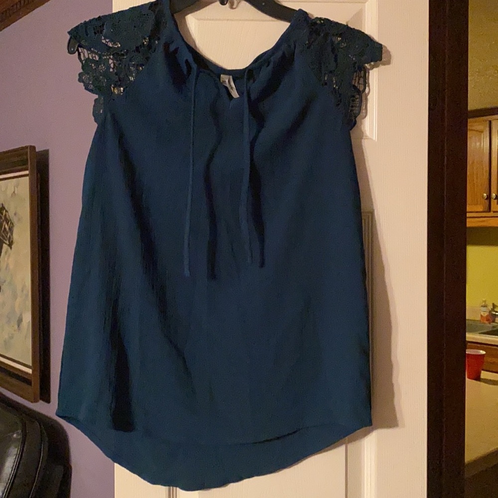 Dark Green Blouse